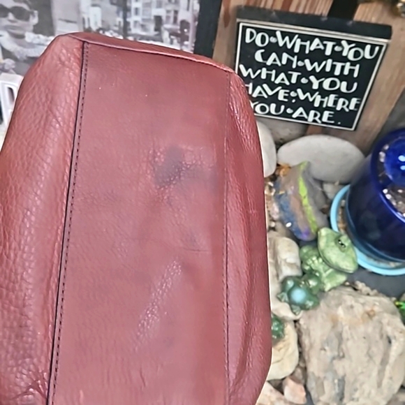 Fossil Erin tri- color leather satchel/crossbody bag - Picture 5 of 11